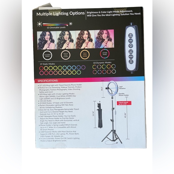 NIB: Pro live stream selfie ring light - Picture 7 of 8